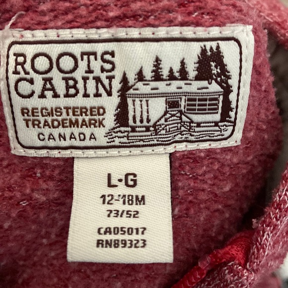 Roots Red Hoodie with Cabin Sleeves - Picture 7 of 7